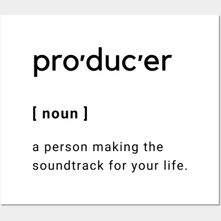 Producer Definition BLK Posters and Art